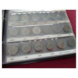 Partial Washington Quarter Album - No 90% Silver