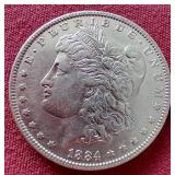 (2) 1884 Morgan Dollars