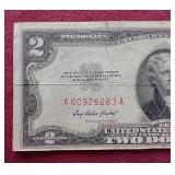 1953 Red Seal $2 Note