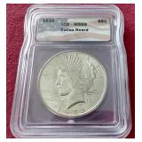1922 Peace Dollar - ICG MS65 (Dallas Hoard)