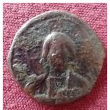 Awesome 11th Century Class A3 Byzantine Anonymous Follis (Bust of Christ)