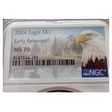 2024 American Silver Eagle - NGC MS70 (Early Releases)