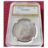 GORGEOUS 1884-CC Morgan Dollar - PGA MS64+