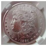 GORGEOUS 1884-CC Morgan Dollar - PGA MS64+