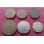 (6) Vintage George V Canadian Coins - (1) Silver