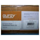 Auray ERS-12U 12-Space Steel Equipment Rack with 3" Locking Casters - NEW IN BOX