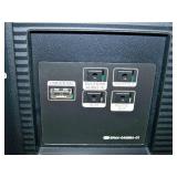 65" Samsung QB65R HDR 4K UHD (Ultra-High Def) Commercial Smart LED Display on Ergotron Neo-Flex Heavy-Duty Rolling TV Cart with Adjustable Shelf and Rotating TV Mount