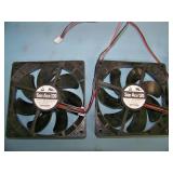 (4) Cooling Fans; (2 of 4) are San Ace 120, (2 of 4) are Protechnic