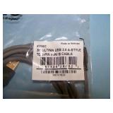 (33 lbs. including Box and Packaging) (100 Qty) Ultima USB 2.0 A-Style to 5-Pin Mini B Cables (3 meters, 9.8 feet) - NEW IN PACKAGING