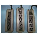 (3) WABER TRIPP LITE 602-15 5-Outlet Industrial Power Strips - 15