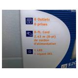 TRIPP-LITE TLP608 6-Outlet Surge Suppressor Strip - NEW IN PACKAGING