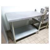 Stainless Steel Table with Can Opener