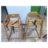 2 Restaurant High Chairs