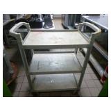 Cambro 3 Shelf Plastic Utility Cart