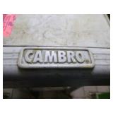 Cambro 3 Shelf Plastic Utility Cart