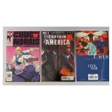 Misc. Comics Including "CAPTAIN AMERICA" And More (Bagged An Carded)