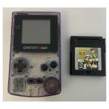 Vintage Game Boy Color With Toy Story 2 Game (Missing Battery Cover) Untested