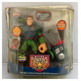 2003 Major Powers And The Star Squad Fisher Price Major Powers Squad Comander (Open New Old Stock) Tape On Packaging