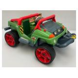 2003 Major Powers And The Star Squad Fisher Price Mario Bros Nintendo P-o1 Jeep And Action Figures And VHS