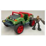 2003 Major Powers And The Star Squad Fisher Price Mario Bros Nintendo P-o1 Jeep And Action Figures And VHS