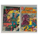 Vintage Misc. 35 Cent Comics Including Action Comics And More (Bagged And Carded)