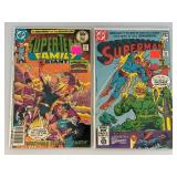 Vintage Misc. 50 Cent Comics Including Action Comics Superman And More (Bagged And Carded)