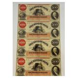 Misc. Bank Note Prints Unframed