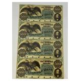 Misc. Bank Note Prints Unframed