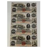 Misc. Bank Note Prints Unframed