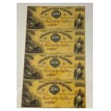 Misc. Bank Note Prints Unframed