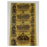 Misc. Bank Note Prints Unframed