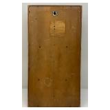 Vintage Solid Wood With Glass Front Display Cabinet 13 1/2" x 26" x 5"