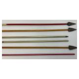 Vintage Wooden Arrows With Quiver