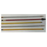 Vintage Wooden Arrows With Quiver