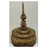 Est. $175.00 - $2,000.00 Burmese Gilded Offering Vessel From Burma
