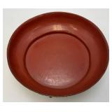 Flat Top Gilded Lacquer Offering Vessel (Missing Center Piece)