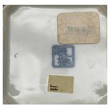 Vintage Japanese Arita Porcelain Cobalt Blue Flying Crane Design Square Bowl 4 3/4"