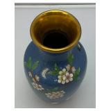 Vintage Chinese Enamel Coisonne Vase 8.125"