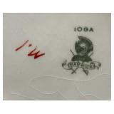 Antique 1910 Warwick Porcelain Portrit Vase (Has Crazing In Clearcoat) 11 3/4"