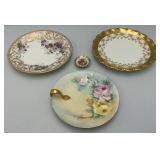 Vintage Collectible Limoges Porcelain Plates Some Hand Painted
