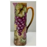 Large Group Of Hand Painted Porcelain Plates, Pitcher And More