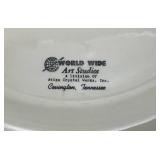 Large Group Of Hand Painted Porcelain Plates, Pitcher And More