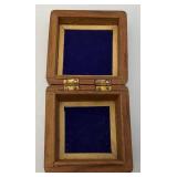 Group Of Vintage Misc. Wooden Boxes, Jewelry Making Chains And More