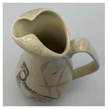 Vintage RED WING Pottery Bob White Collection Carafe Pitcher With Quail 11 3/4" Tall