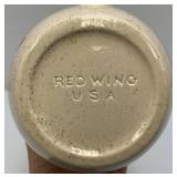 Vintage RED WING Pottery Bob White Collection Carafe Pitcher With Quail 11 3/4" Tall