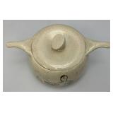 Vintage RED WING Pottery Bob White Collection Two Handled Casserole Dish With Lid,  Quail Adorned 14" x 7" x 9 1/2"