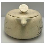 Vintage RED WING Pottery Bob White Collection Two Handled Casserole Dish With Lid,  Quail Adorned 14" x 7" x 9 1/2"