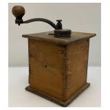 Antique Wooden Coffee Grinder
