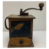 Antique Wooden Coffee Grinder