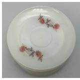 Vintage FIRE-KING Fleurette Dinnerware Milkglass